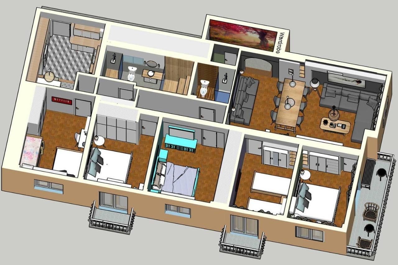 Victoria 5Star / 5Br Bigapt / Sauna / 2Min To Metro Ateny Zewnętrze zdjęcie